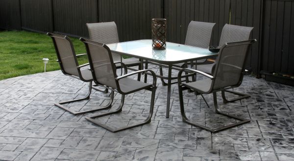 Backyard Concrete Stamping in Arroyo Grande